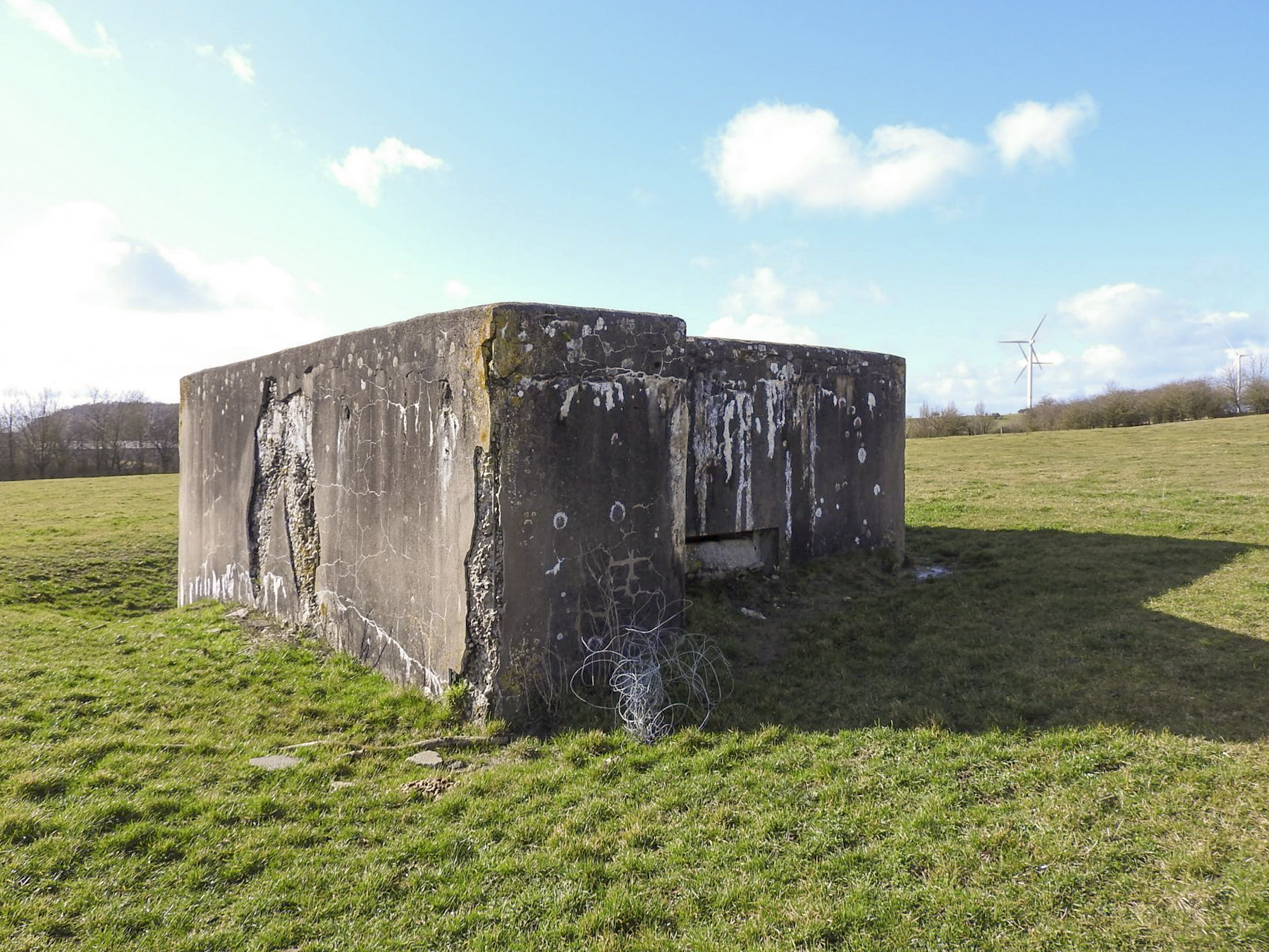 Ligne Maginot - AB337 - EART - (Blockhaus pour canon) - La façade de tir.