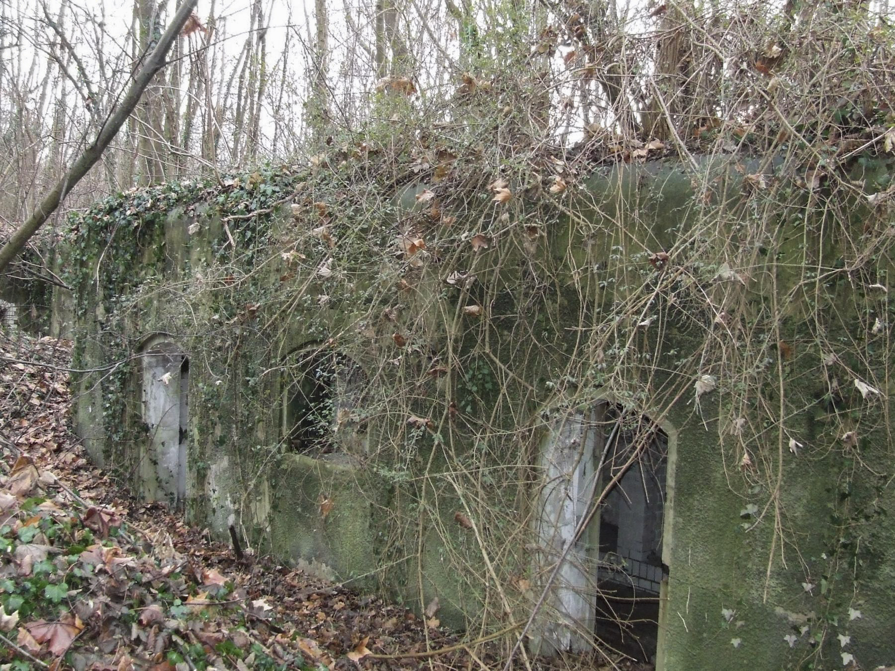 Ligne Maginot - ANNEXE DE FORT UHRICH (II/155° RAP) - (Position d'artillerie préparée) - Un des abris pour munitions.